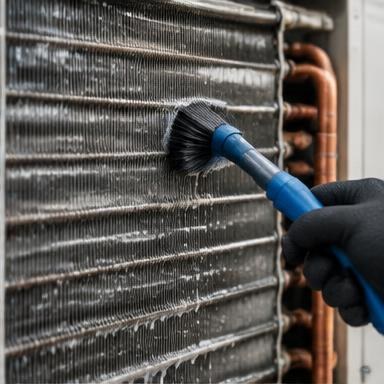 Air Conditioner Condenser Cleaning