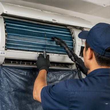 Air Conditioner Evaporator Coil Cleaning