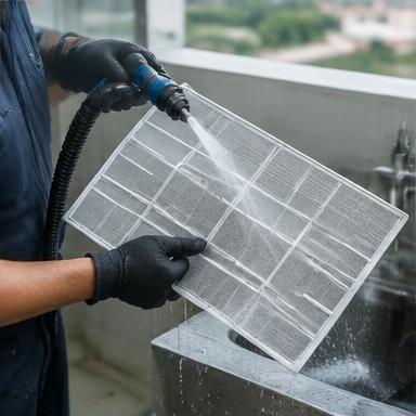 Air Conditioner Filter Cleaning