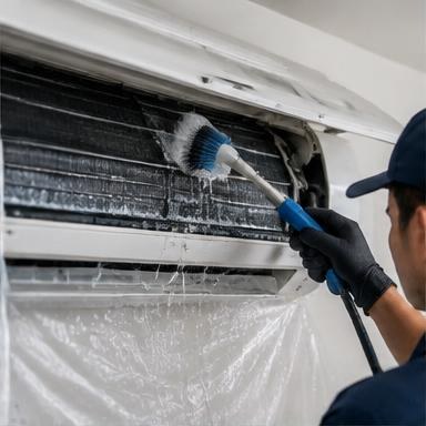 Air Conditioner Indoor Unit Cleaning