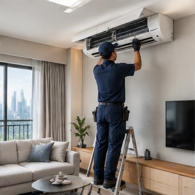 Wall-Mounted Air Conditioner Service